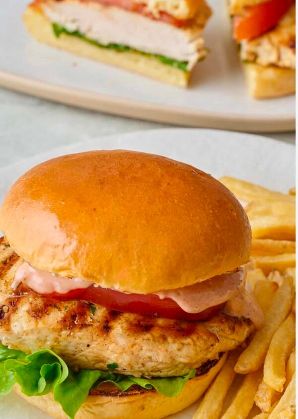 grilled chicken sandwich combo